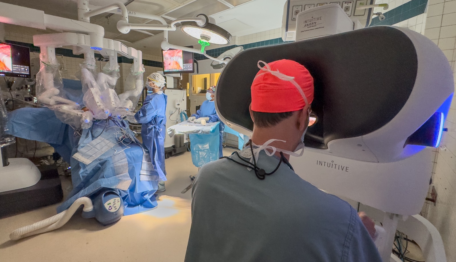 Dr. Towe in the operating room